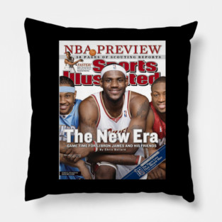LeBron James Cleveland Sports Illustrated Cover Pillow