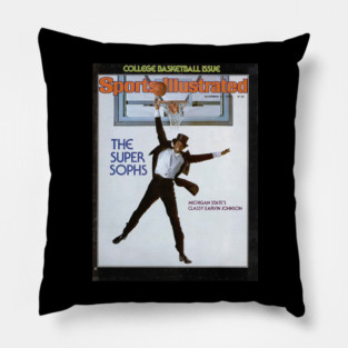 Magic Johnson 1978 College Sports Illustrated Pillow