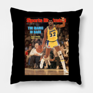Magic Johnson Los Angeles L Sports Illustrated Pillow
