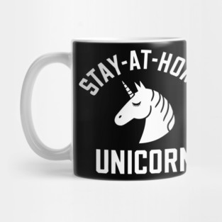 Stay At Home Unicorn Sarcastic Introvert Lazy Vibes Mug
