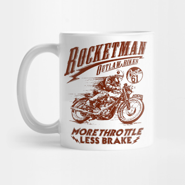 Vintage Rocketman Outlaw Biker by Urbanprint