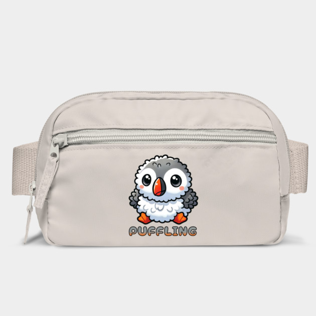 Puffling, what a baby Puffin is called, cute fluffy design by Luxinda