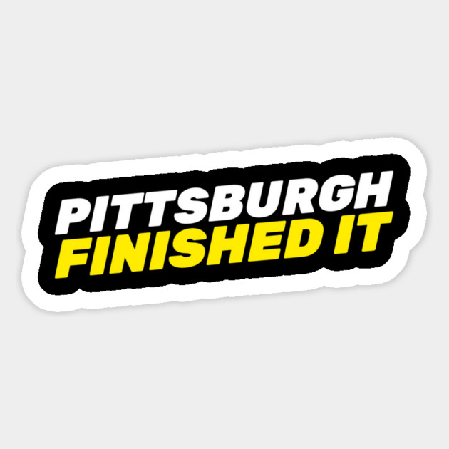 Pittsburgh Finished It Magnet by Pixel Threads 