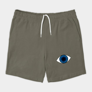 Eyeball Round Blue Shorts