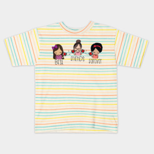 Best Friend Forever A Celebration of Friendship Kids T-Shirt