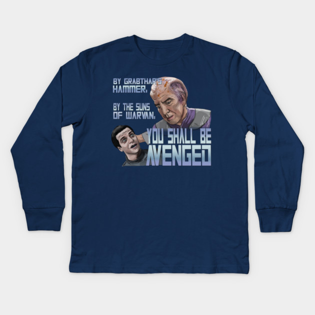 Galaxy Quest: You Shall Be Avenged Kids Long Sleeve T-Shirt by 51Deesigns