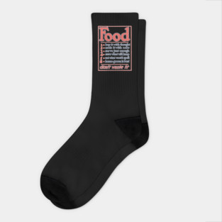 Food Conservation Tips - Vintage WWI Era Poster Design Socks