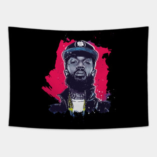 nipsey paint drow Tapestry