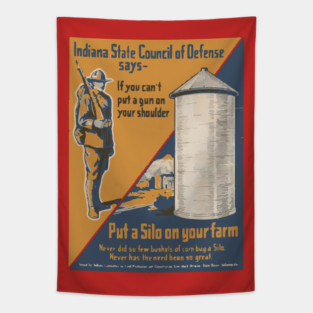Army Propaganda Poster - World War I Tapestry