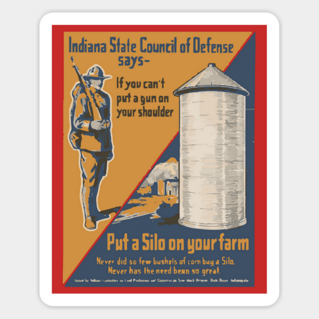 Army Propaganda Poster - World War I Magnet by TuncGK