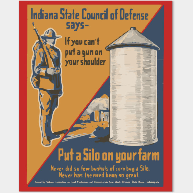 Army Propaganda Poster - World War I Wall Art by TuncGK