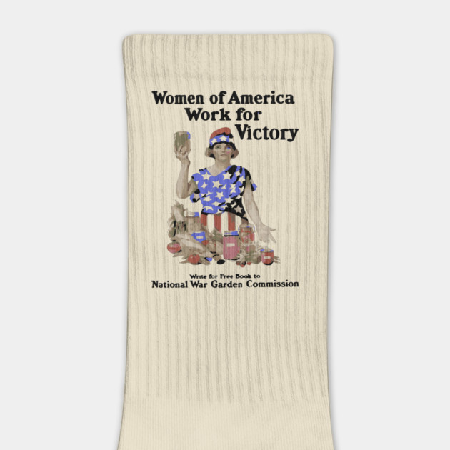 Women of America Work for Victory - WWI Propaganda Poster by TuncGK