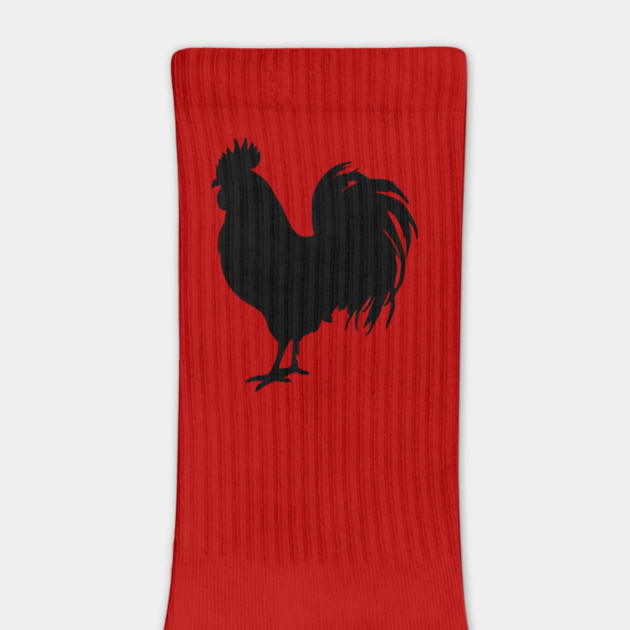 Black Rooster Silhouette by DonWillisJrArt