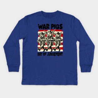 WAR PIGS Kids Long Sleeve T-Shirt