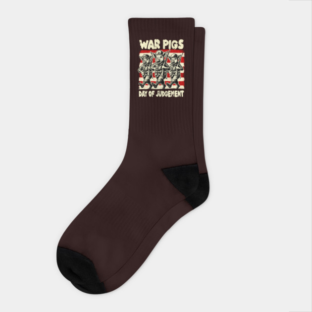 WAR PIGS Socks by artslaves