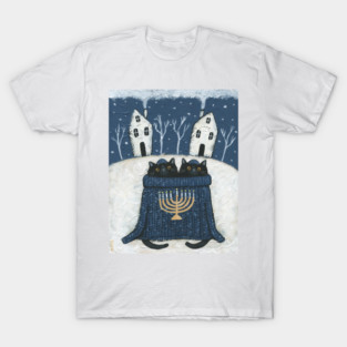 The Hanukkah Sweater Cats T-Shirt