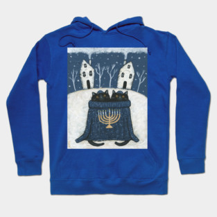 The Hanukkah Sweater Cats Hoodie