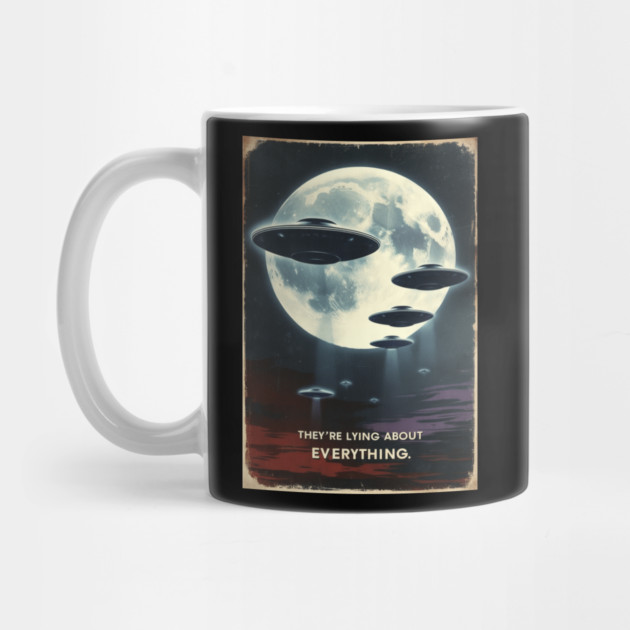 New Jersey Drones UFO UAP Alien by QuirkyQuest Creations