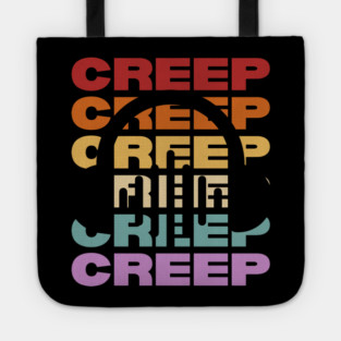 Creep - Retro Vintage Pastel Typography for Music Lovers Tote