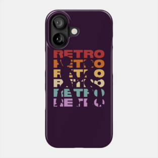 Retro - Vintage Retro Sunset Typography - Retro Lover Phone Case