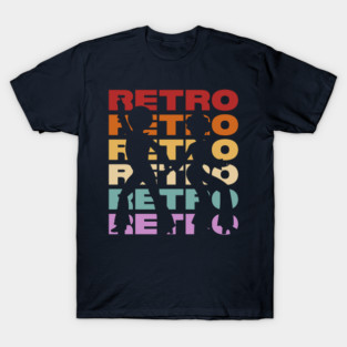 Retro - Vintage Retro Sunset Typography - Retro Lover T-Shirt