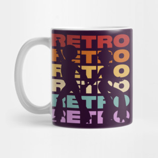 Retro - Vintage Retro Sunset Typography - Retro Lover Mug