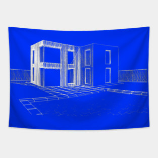 Architecture Sketch Tapestry