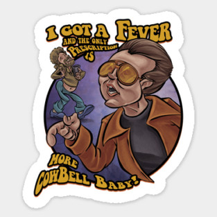 More Cowbell Baby Sticker