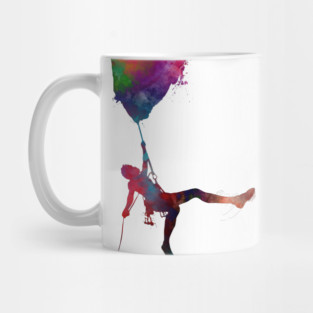 mountaineer climbing sport art #mountaineer #climbing Mug