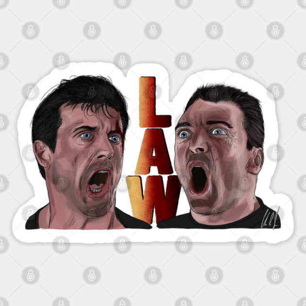 Judge Dredd: LAW Sticker by 51Deesigns