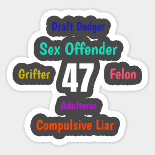 the truth about trump Sticker