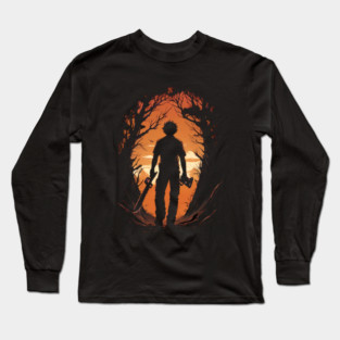man chainsaw Long Sleeve T-Shirt