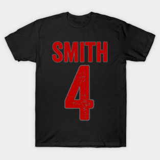 Jeremiah-Smith-Backnumber-Red-Grey-Font T-Shirt