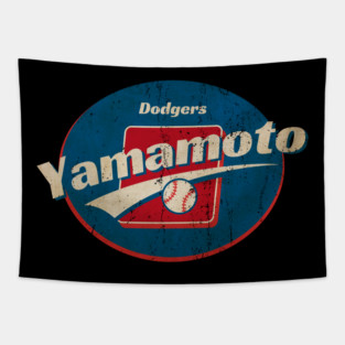 yamamoto dodgers world series Tapestry