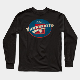yamamoto dodgers world series Long Sleeve T-Shirt