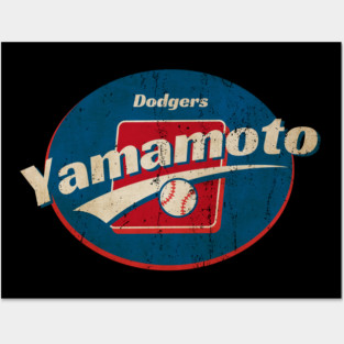 yamamoto dodgers world series Posters and Art