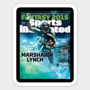 Marshawn Lynch 2015 Fantasy Football Preview Sticker