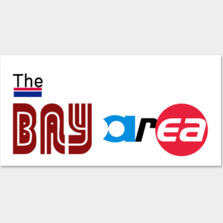 The Bay Area - Transit style Posters and Art