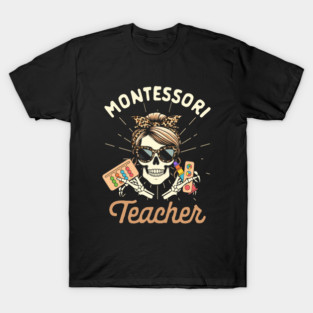 Montessori Teacher Squad Back To School Montessori Teacher T-Shirt