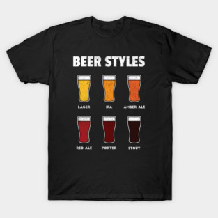 Vintage Beer Styles T-Shirt