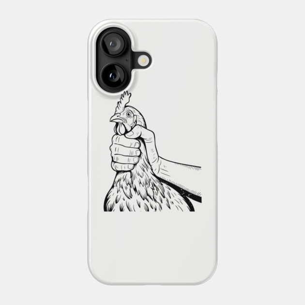 Choking The Chicken Adult Cheeky Humor Phone Case by Anticorporati
