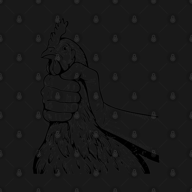 Choking The Chicken Adult Cheeky Humor by Anticorporati