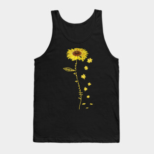 Different not less sunflower autism awareness Tank Top