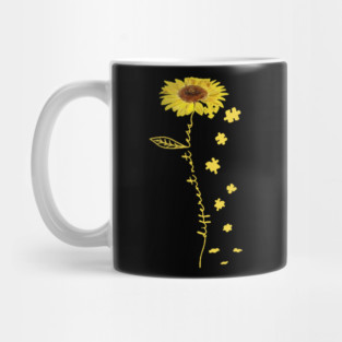 Different not less sunflower autism awareness Mug