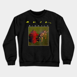 Rush Band Signals Distressed Crewneck Sweatshirt
