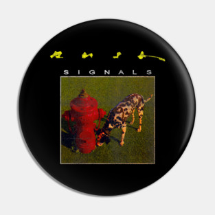 Rush Band Signals Distressed Pin