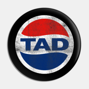 TAD Band Distressed Pin