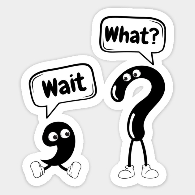 Wait What Funny Magnet by The WYLD Tribe