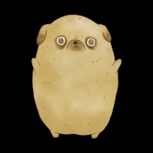 Pugtato Pug Potato by The WYLD Tribe