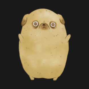 Pugtato Pug Potato T-Shirt
